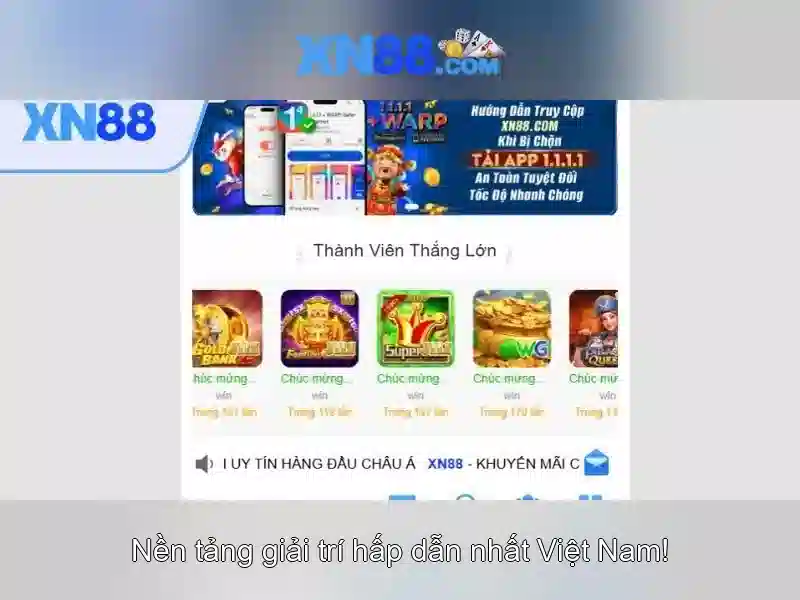 xn88: Nền tảng trò chơi trực tuyến và cá cược